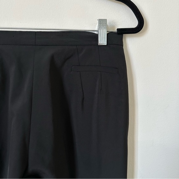 JIL SANDER Black Pleated Straight Leg Pants Size 36 - Picture 6 of 9